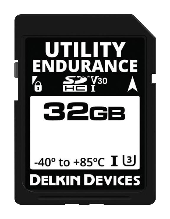 Delkin Devices Se32Fstl2-3B000-3 Flash Memory Card, Sd, 32Gb, Pslc