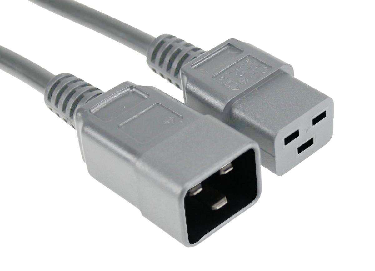 Multicomp Pro Gw-151812 Power Cord, Iec C20-C19, 1M, 16A/250V