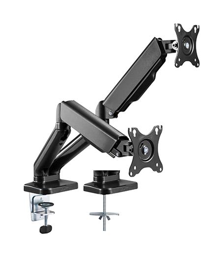 Multicomp Pro Mp010433 Monitor ARM, Gas Spring, Dual, Black