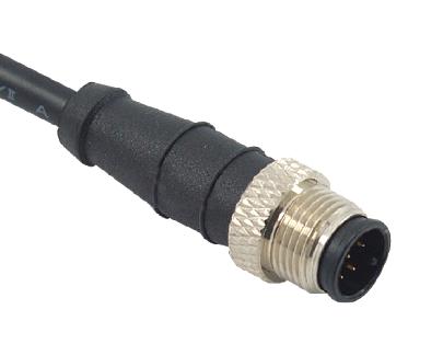 Multicomp Pro Mp010870 Sensor Cord, 3P M12 Plug-Free End, 2M