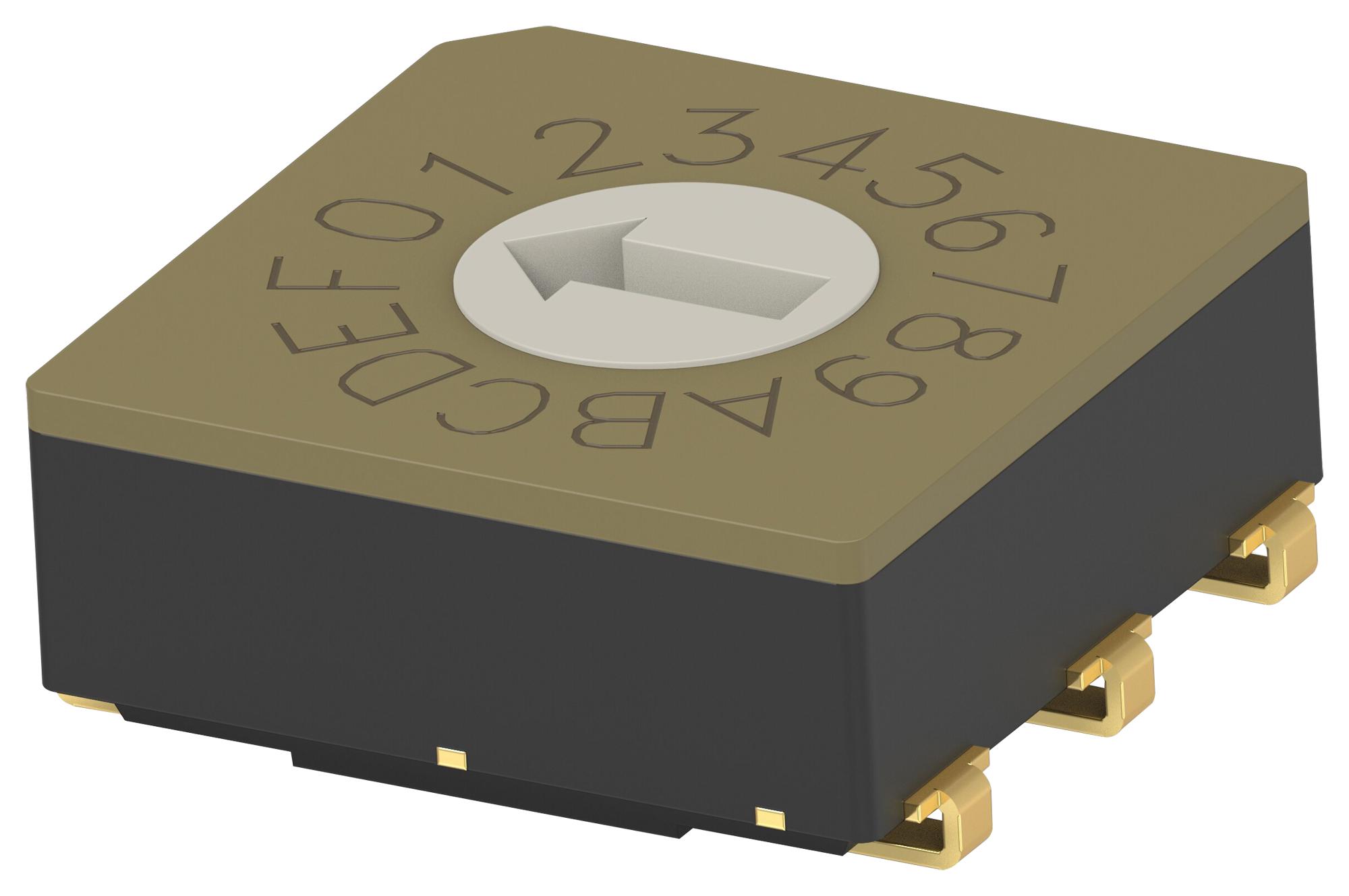 Alcoswitch / Te Connectivity Mrssv0Dr16Smjtr Rotary Coded Sw, 16Pos, 0.02A/20V, Smd