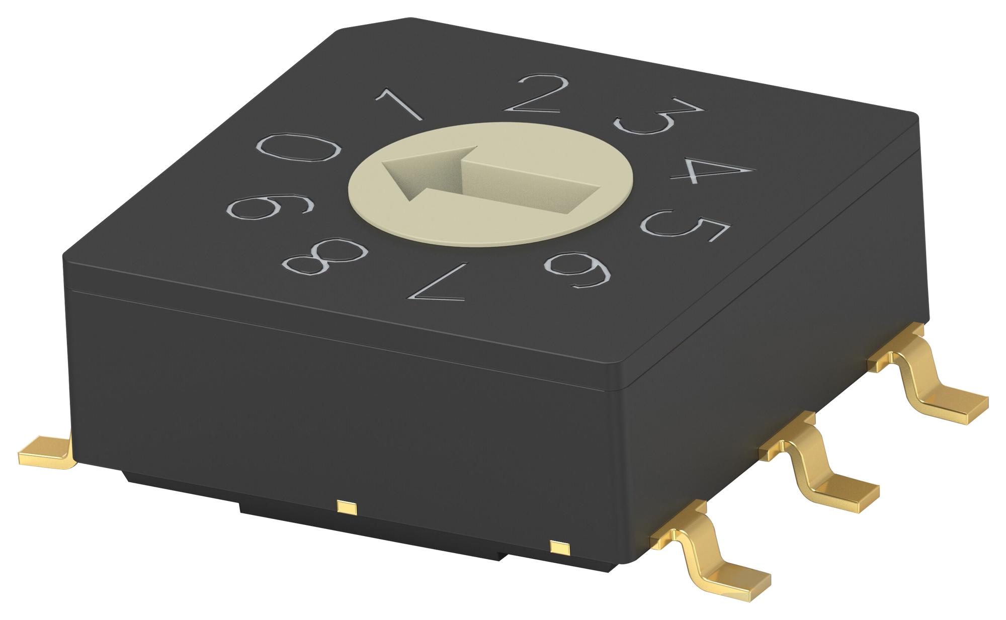 Alcoswitch / Te Connectivity Mrssv1Dg10Smgwtr Rotary Coded Sw, 10Pos, 0.02A/20V, Smd