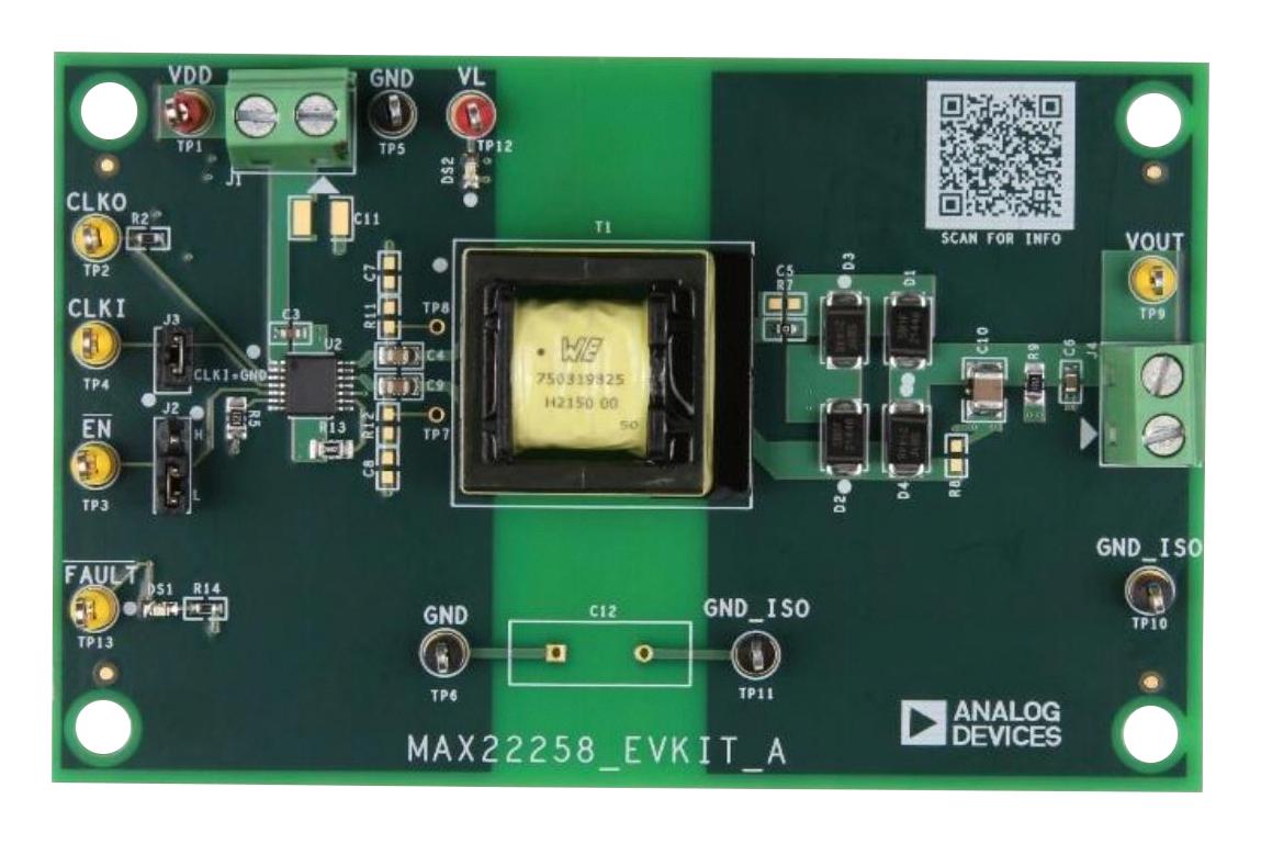 Analog Devices Max22258Evkit# Eval Kit, Isolated H-Bridge Dc/dc Conv