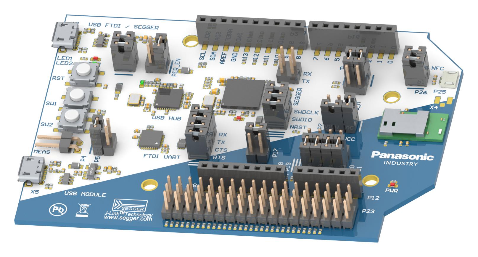 Panasonic Enw89858Axkf Evaluation Board, Bluetooth Low Energy