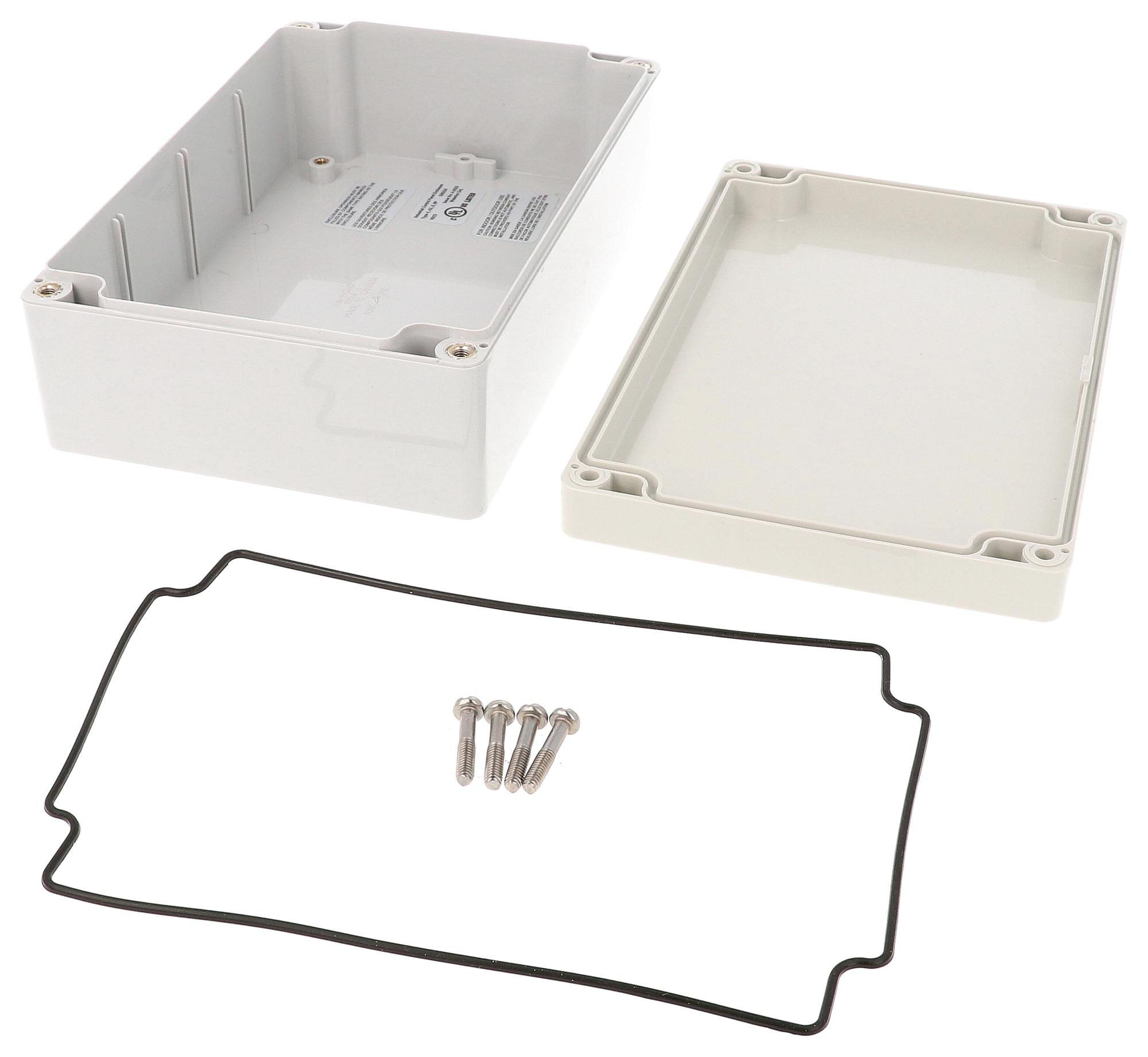 Hammond 1554H2Gy Enclosure, Polycarbonate