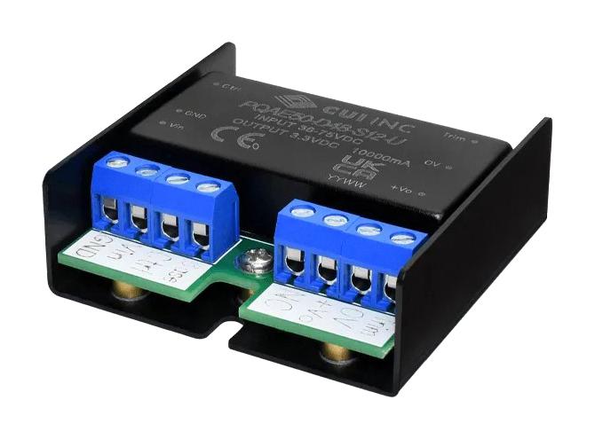 Cui Pqae50-D48-S3-U Dc-Dc Converter, 3.3V, 10A