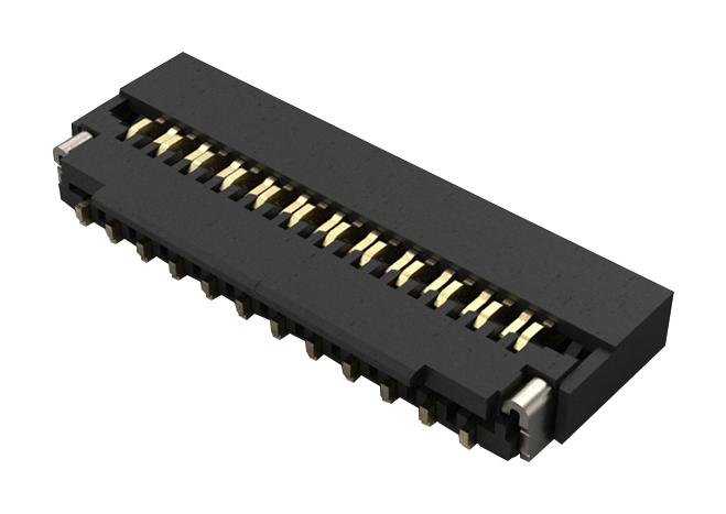 Gct Ffc1B06-15-G Connector, Ffc/fpc, R/a Rcpt, 15Pos, 2Row