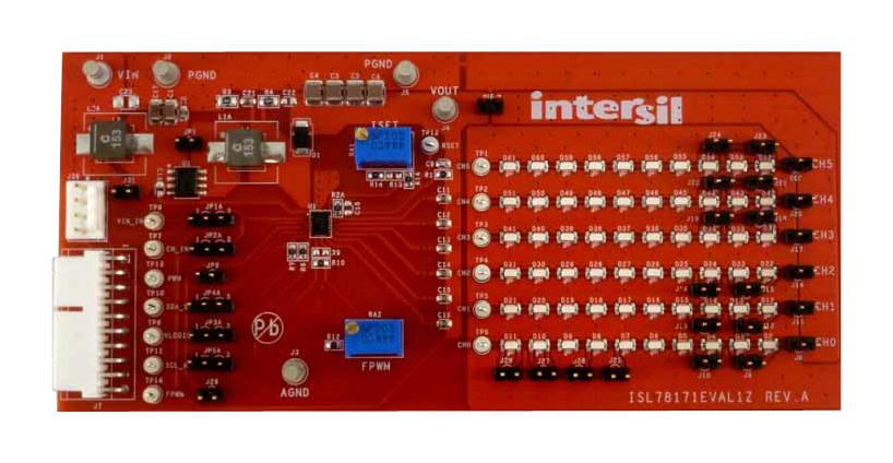 Renesas Isl78171Eval1Z Evaluation Board, 0.02A Boost Led Driver