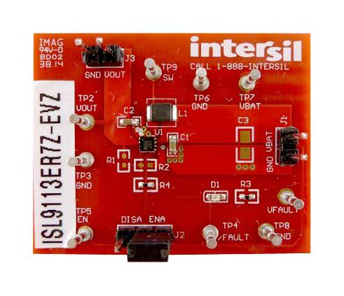 Renesas Isl9113Er7Z-Evz Eval Board, Synchronous Boost Regulator