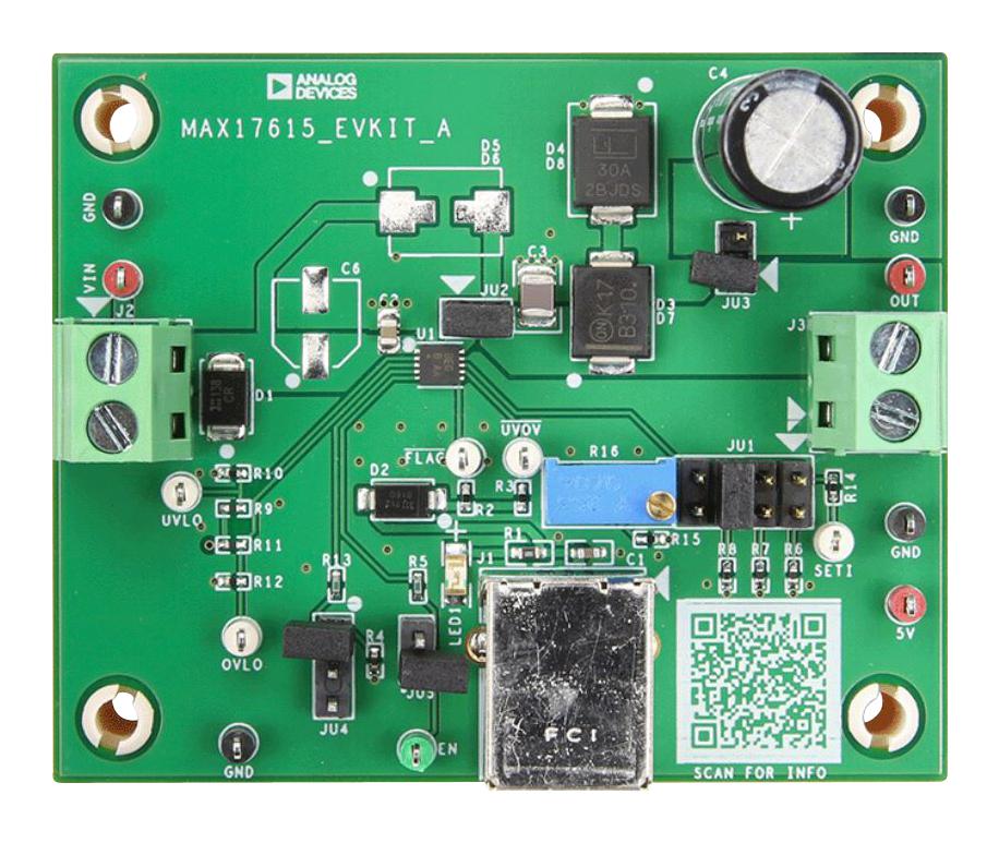 Analog Devices Max17615Evkit# Evaluation Kit, Current Limiter