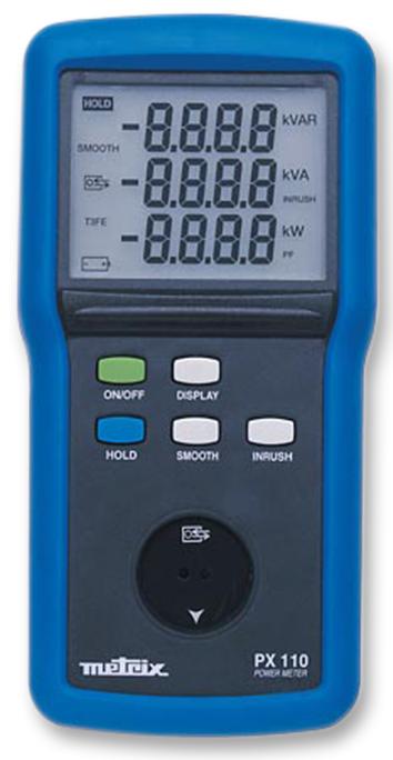 Metrix Px110 Wattmeter, Power, 10W - 6Kw, 0.5V - 600V