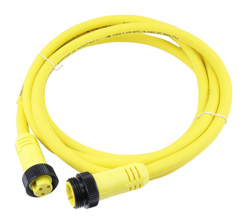 Molex 1300100496 Sensor Cord, 3P Plug-Rcpt, 59.1Ft