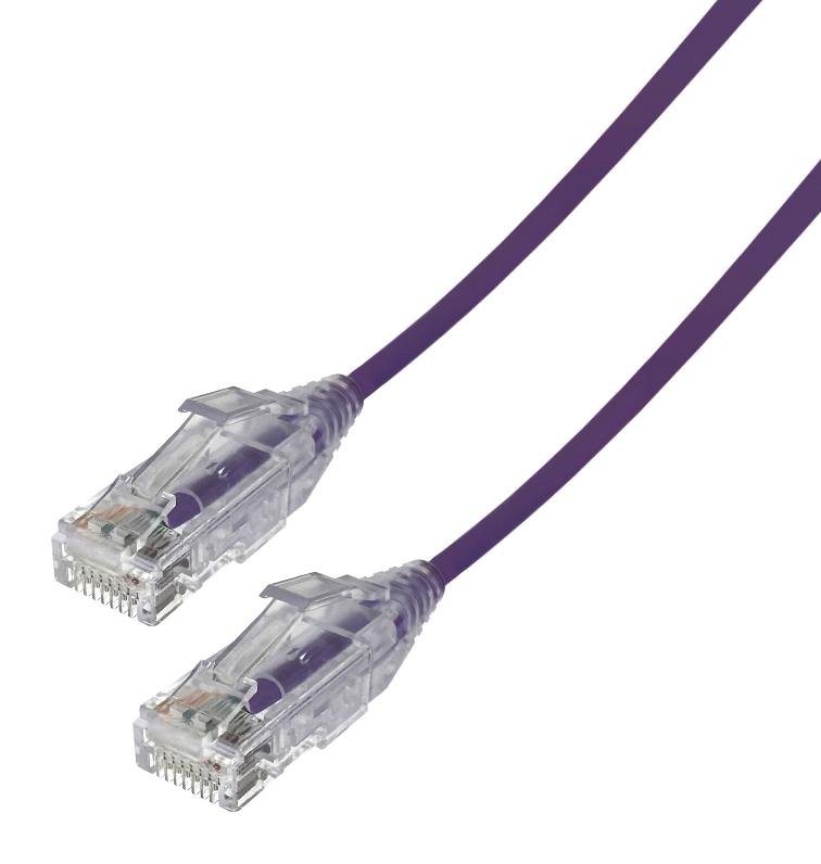 Videk 2994-0.5Pr Enet Cord, Cat6, Rj45 Plug-Plug, 500mm