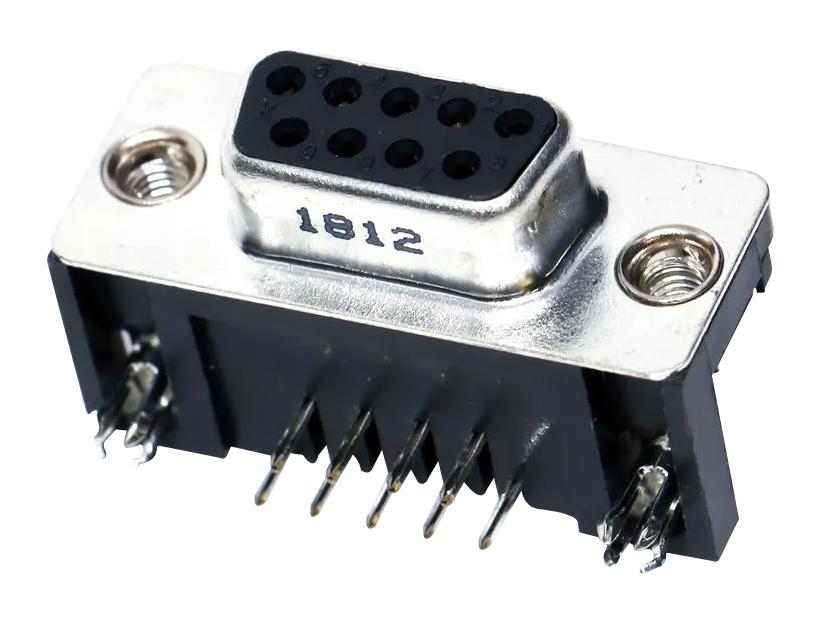 Amphenol Communications Solutions L77Sde09Sa4Ch3R D Sub Connector, Rcpt, 9Pos, De, Solder