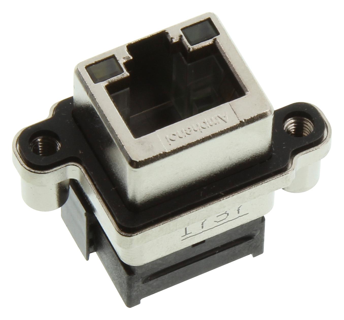 Amphenol Communications Solutions Mrj5381M1 Rj45 Connector, R/a Jack, 8P8C, 1Port, Th