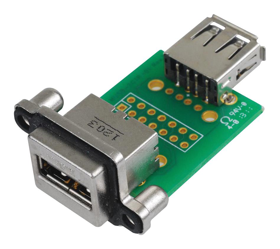 Amphenol Communications Solutions Musba511N5 Usb Connector, 2.0, A Rcpt, 4Pos, Pcb