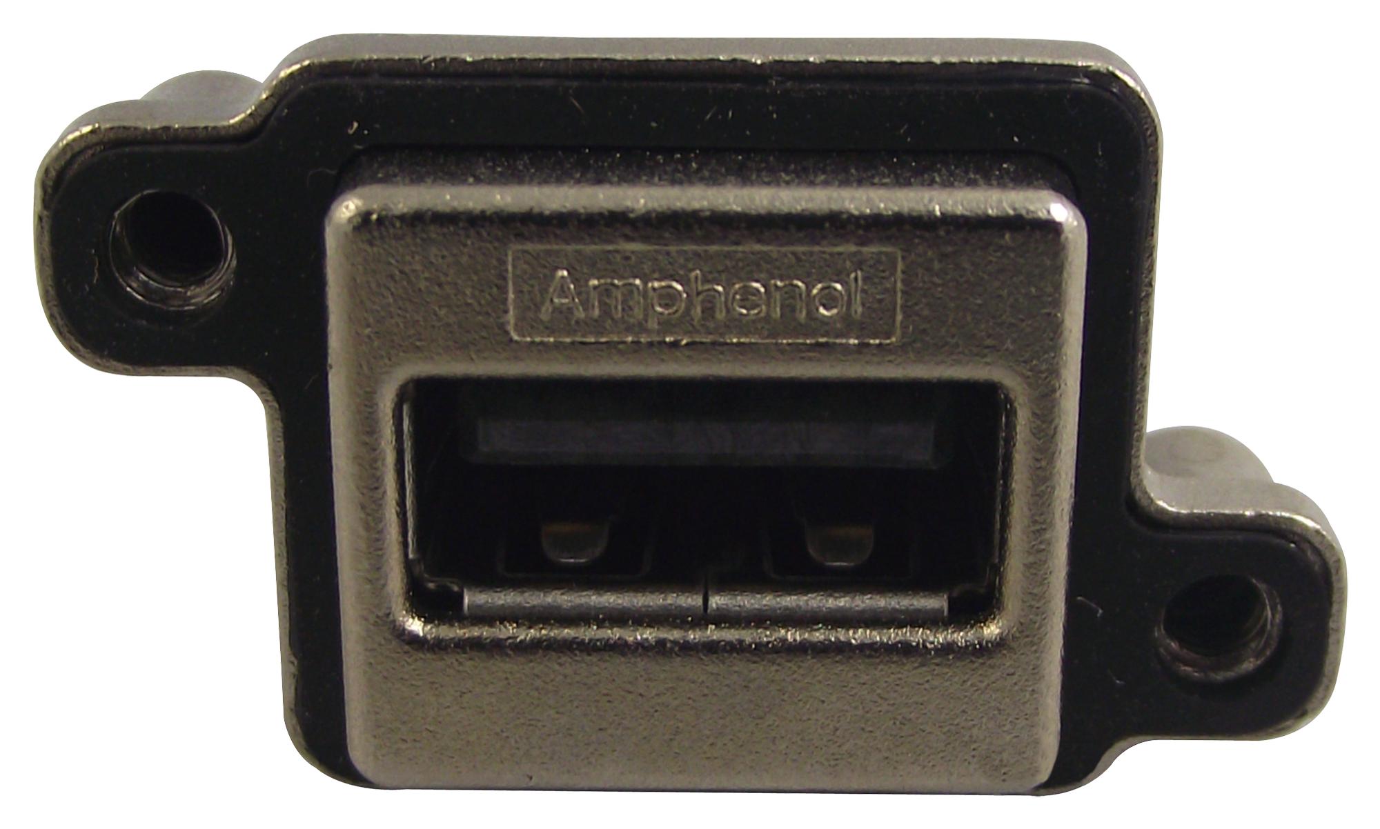 Amphenol Communications Solutions Musba111M5 Usb Connector, 2.0, A Rcpt, 4Pos, Panel