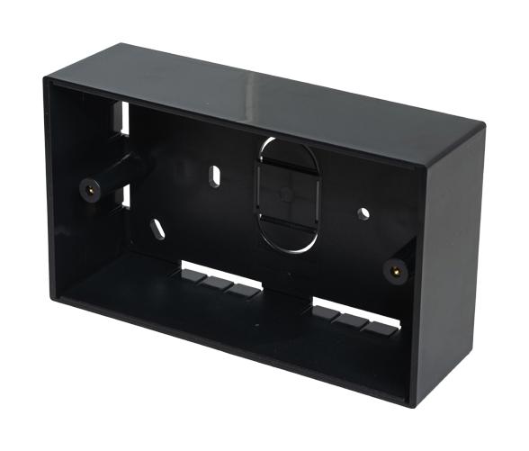 Tuk 3L45Bk Backbox, 1Gang, 42mm, Abs, Blk