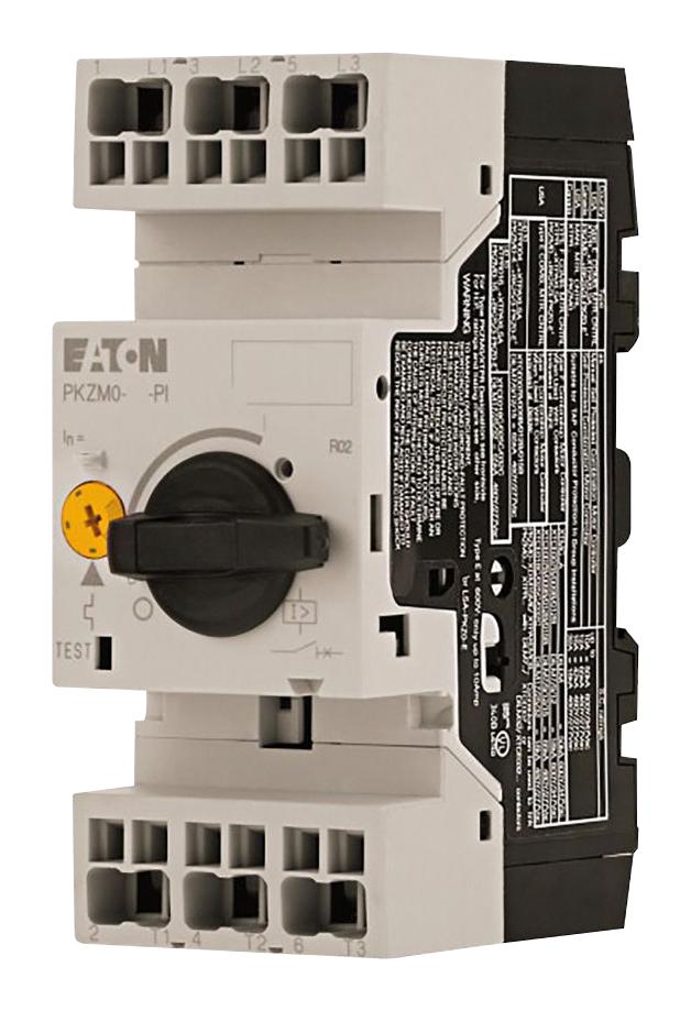 Eaton Moeller Pkzm0-0,63-T-Pi Thermal Mag Ckt Breaker, 3P, 0.63A, 690V