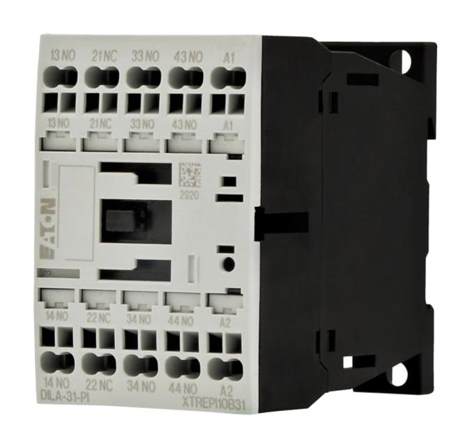 Eaton Moeller Dila-31(24Vdc)-Pi Contactor, 3Pst-No, Spst-Nc, 24Vdc, Din