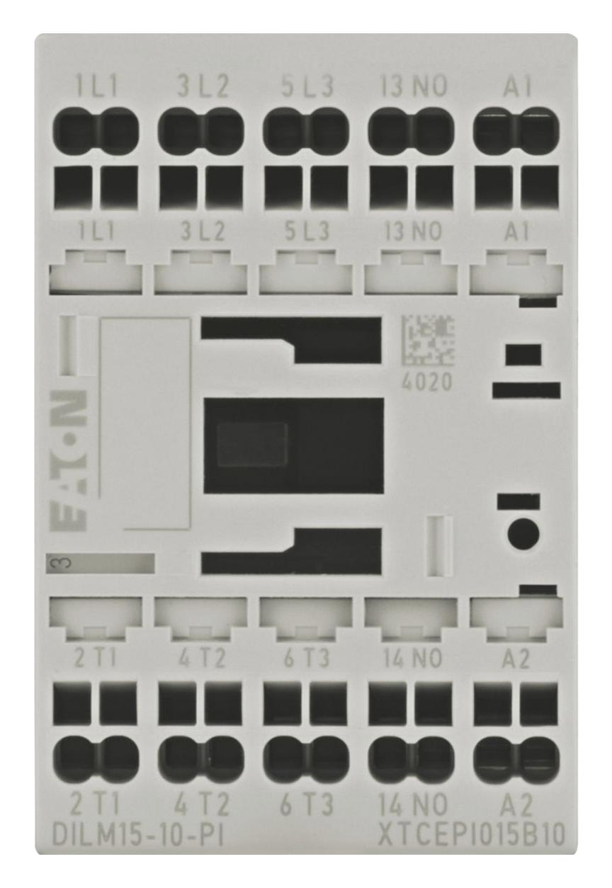 Eaton Moeller Dilm15-10(230V50/60Hz)-Pi Contactor, 3Pst-No, 230Vac, Din/panel