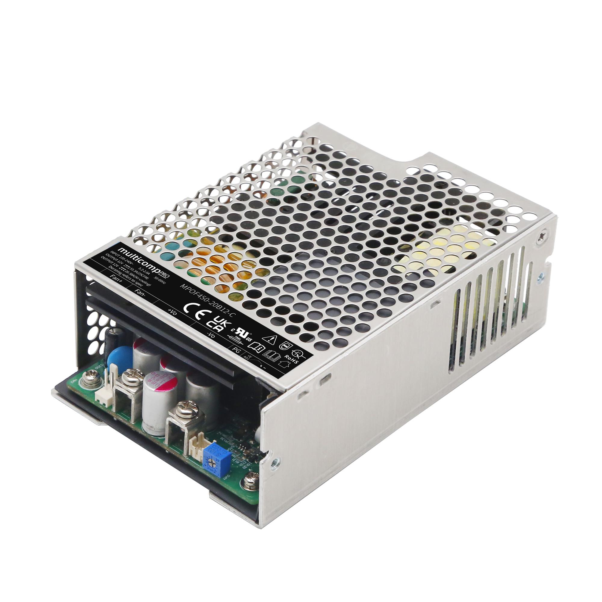 Multicomp Pro Mpof450-20B12-C Power Supply, Ac-Dc, 12V, 33.3A