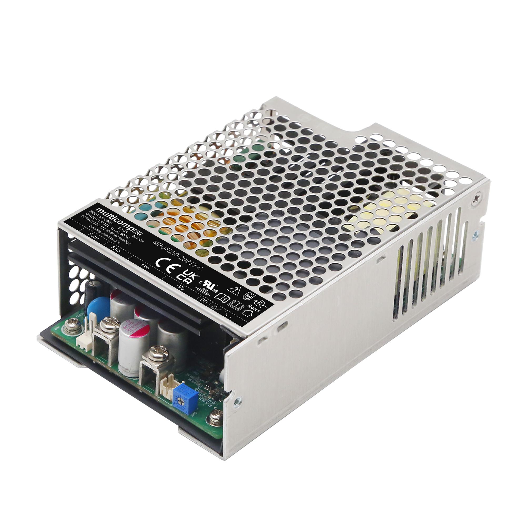 Multicomp Pro Mpof550-20B12-C Power Supply, Ac-Dc, 12V, 41.6A