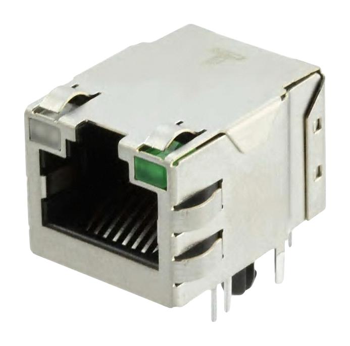 Trp Connector/bel 6605814-5 Rj45 Conn, R/a Jack, 8P8C, 1Port, Th