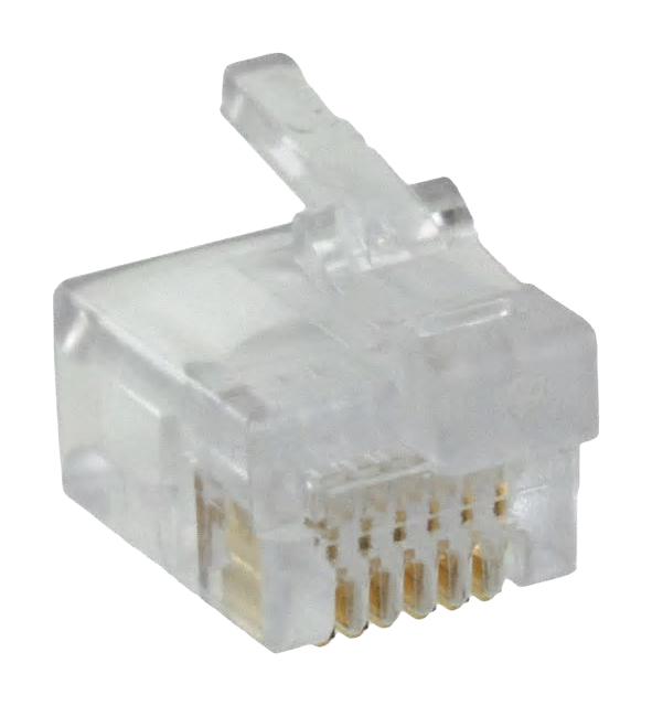 Stewart Connector 937-Sp-3066R-Ost Rj11 Conn, Plug, 6P6C, 1Port, Cable