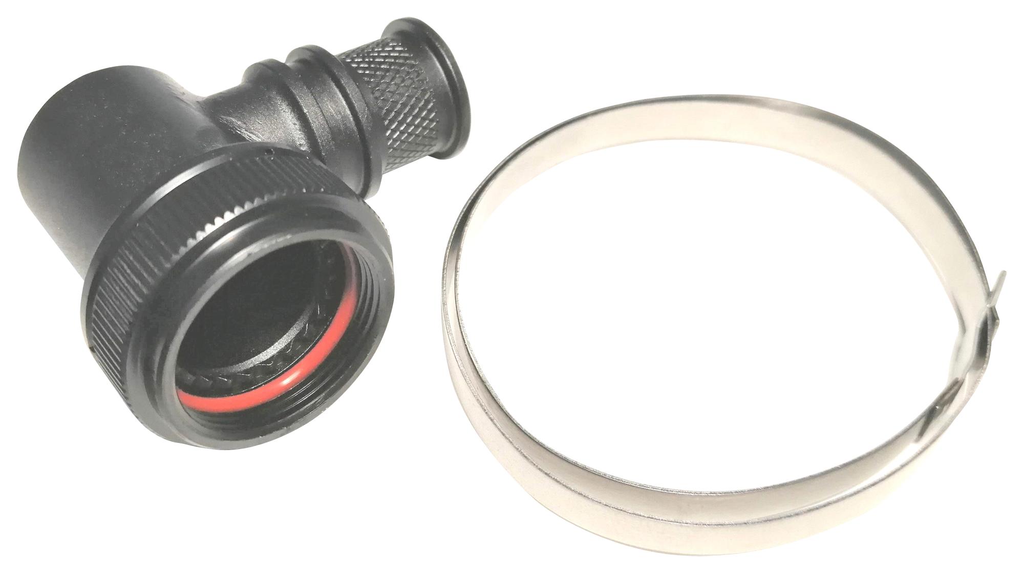 Amphenol InterConnectorect India Bk4Arl12089Bzn Band Lock Adapter, Sz 13, 12.7mm, Alum