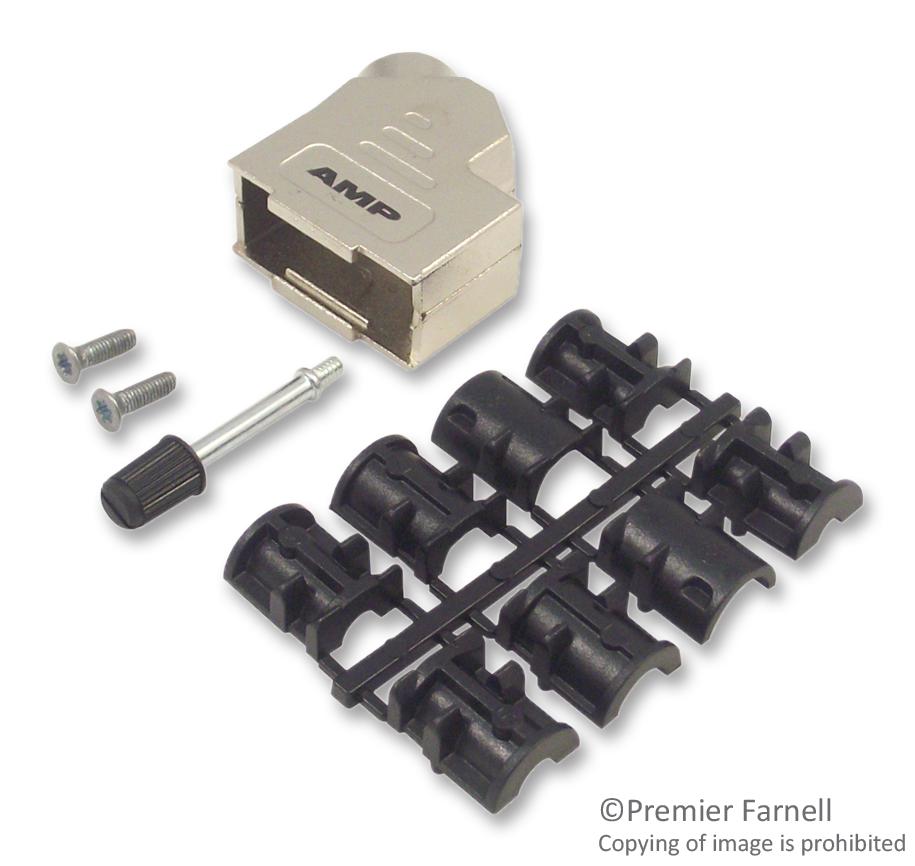 Amp Connectors / Te Connectivity 0-1478763-9 Backshell, D, 45Deg, 9Way