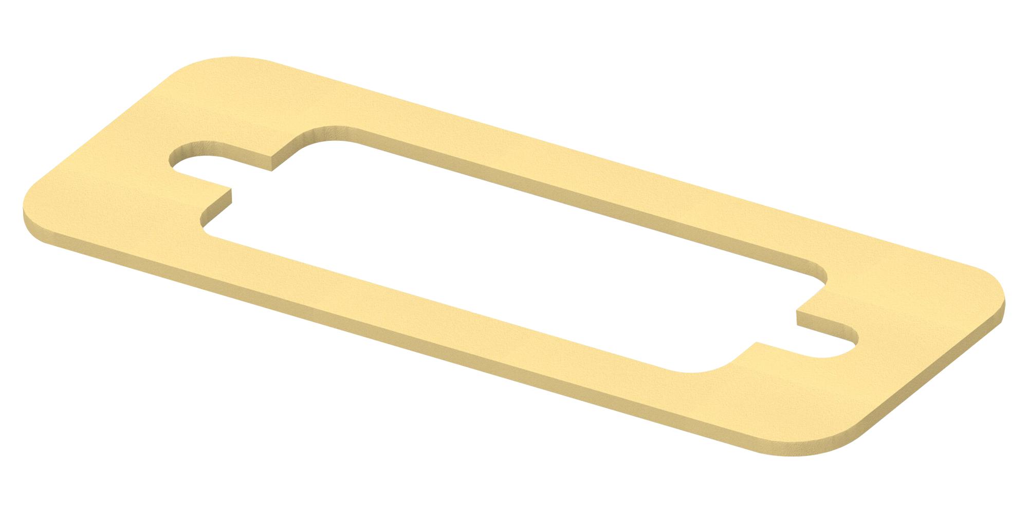 Te Connectivity 2430158-1 Emi Shielding Gasket, 17.5mm X 44.2mm