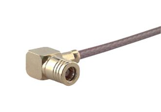 Huber+Suhner 16_Smb-50-2-50/111_Nh Rf Coax Connector, Smb, R/a Plug, 50 Ohm