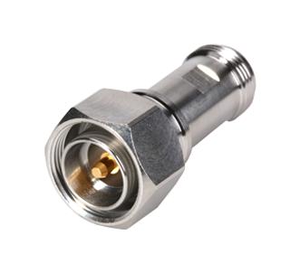 Huber+Suhner 33_4310-N-50-X1/133_Ne Rf Adapter, 4.3/10 Plug - N Jack, 50 Ohm