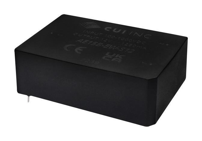 Cui Ae15B-Ew-S12 Dc-Dc Converter, 12V, 1.25A