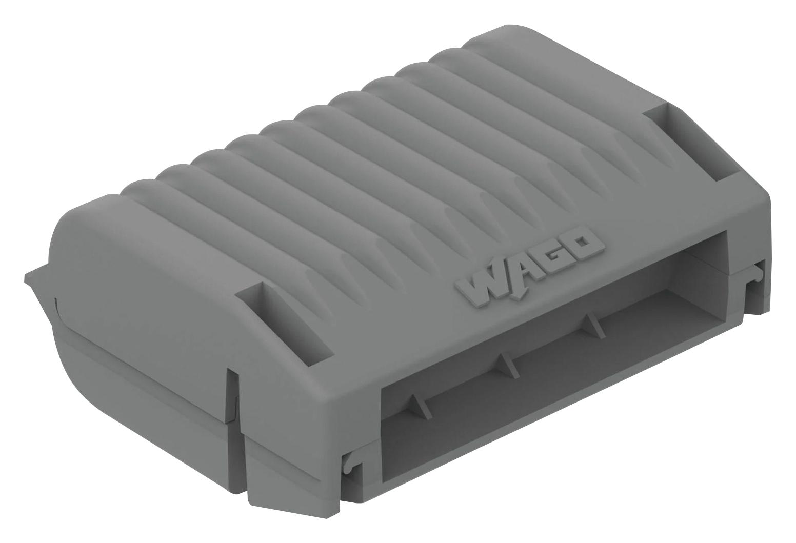 WAGO 207-1432 Enclosure, Gelbox, Pp, Grey, Size 2