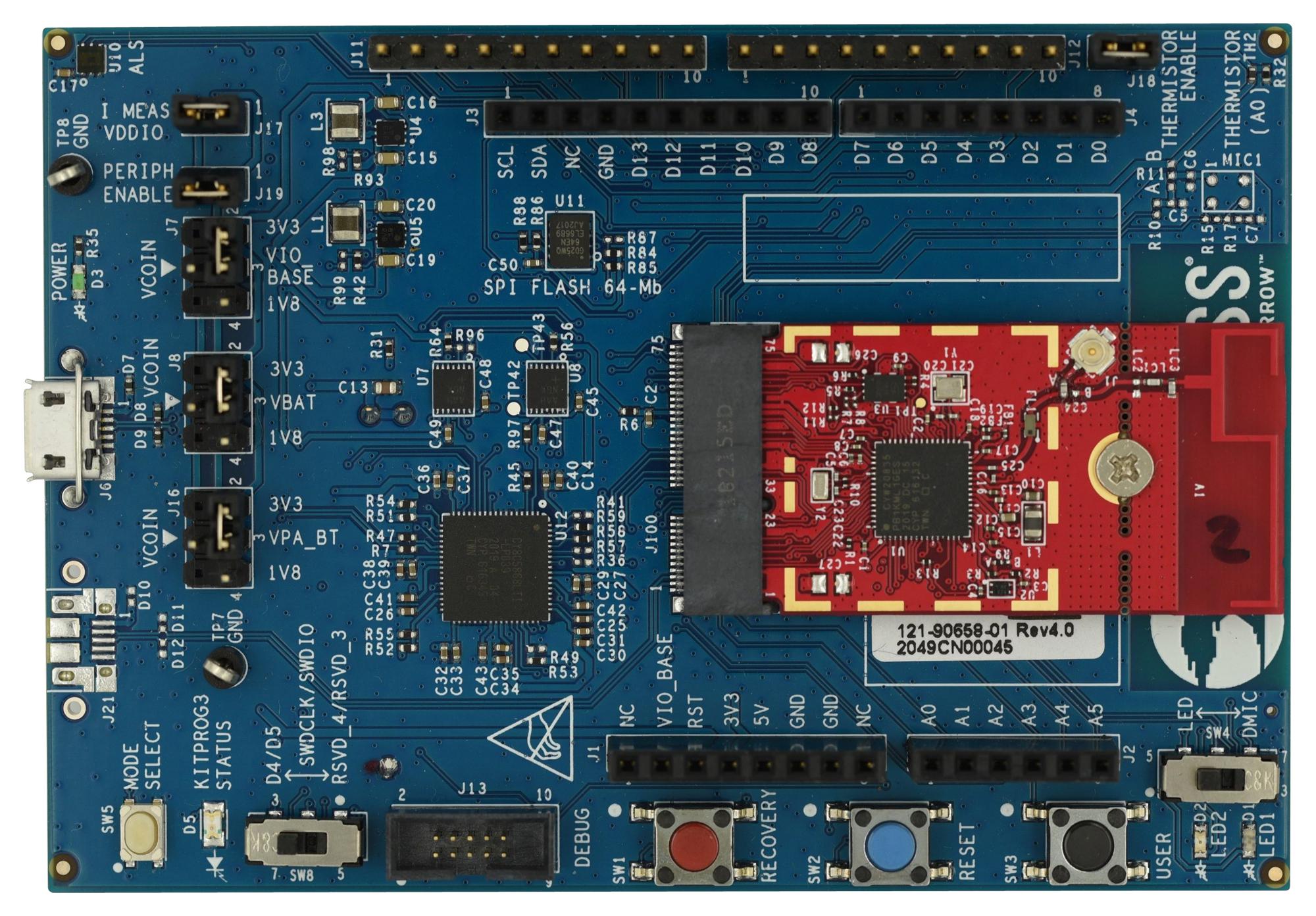 Infineon Cyw920835M2Evb-01 Evaluation Kit, Bluetooth Le, Soc