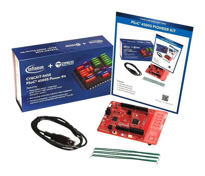 Infineon Cy8Ckit-045S Pioneer Kit, Psoc 4, ARM Cortex-M0+