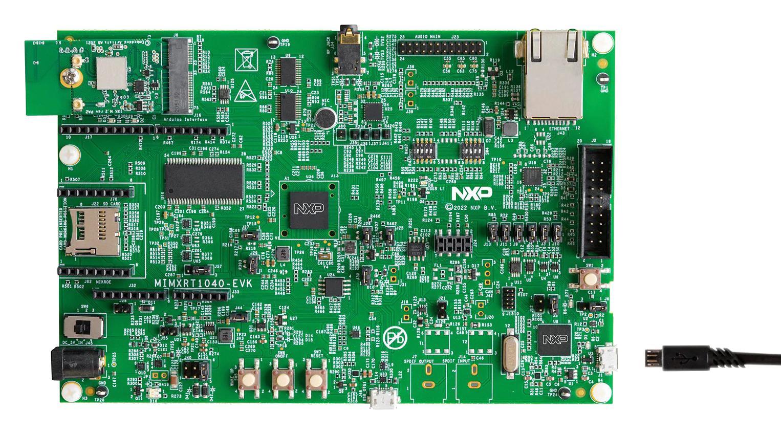 NXP Semiconductors Semiconductors Mimxrt1040-Evk Evaluation Board, ARM Cortex-M7, 32Bit