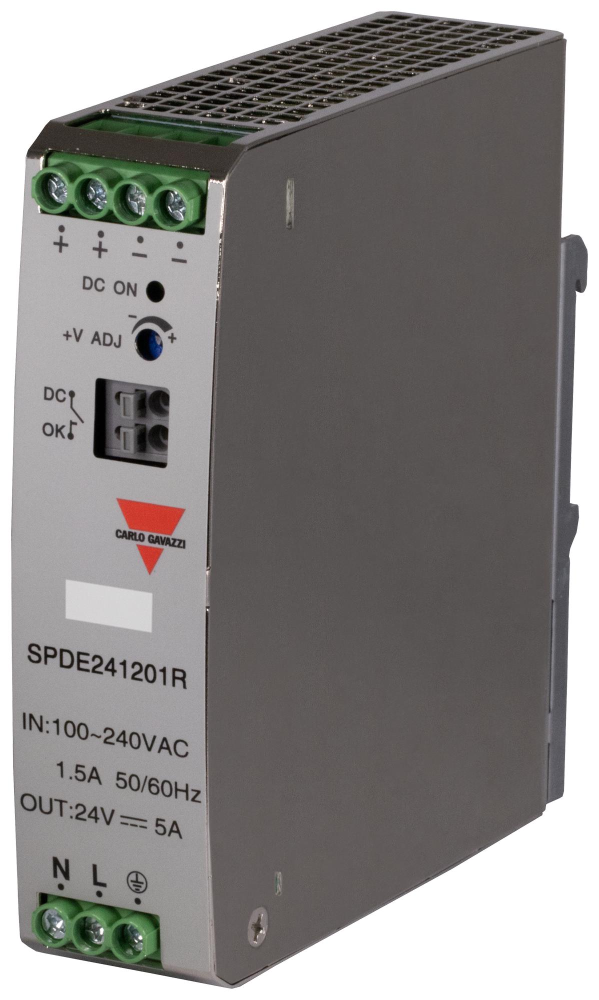 Carlo Gavazzi Spde241201R Power Supply, Ac-Dc, 24V, 5A