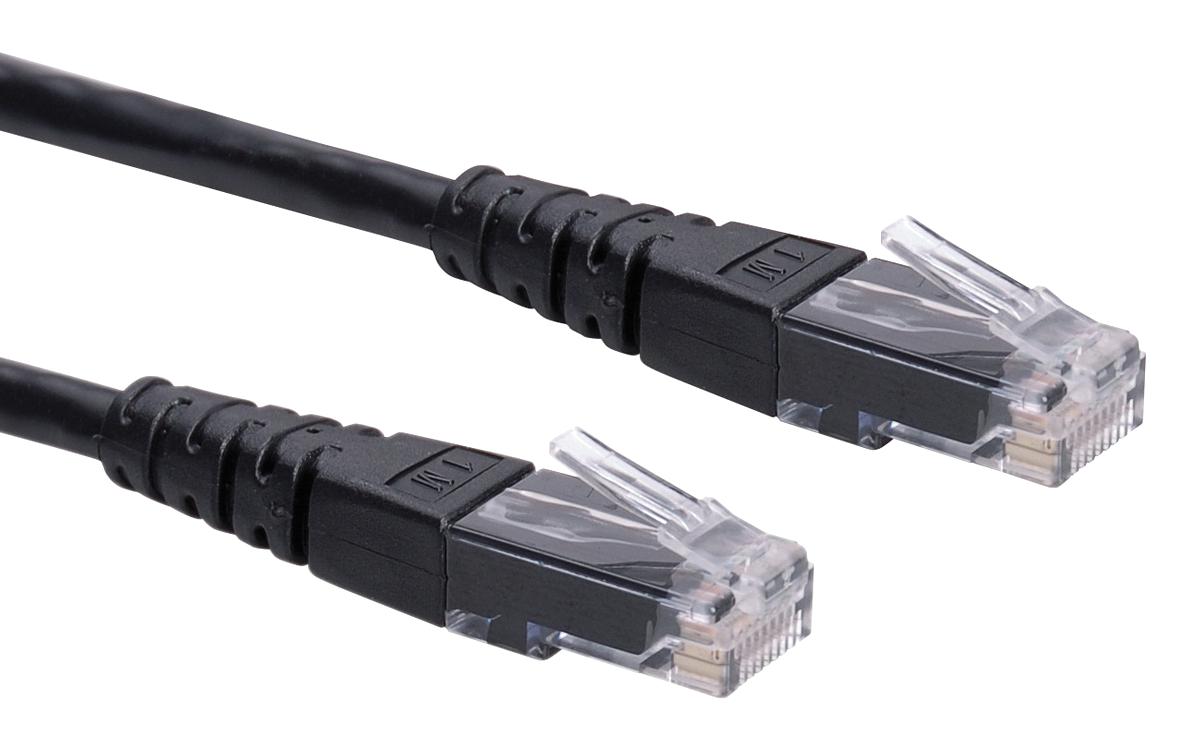 Roline 21.15.1535 Enet Cord, C6, Rj45 Plug-Rj45 Plug, 1M