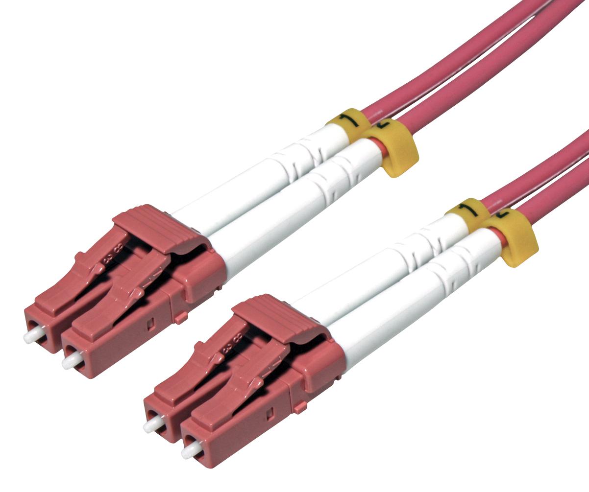 Roline 21.15.8612 Fo Jumper Cable, Lc-Lc Duplex, Om4, 3M