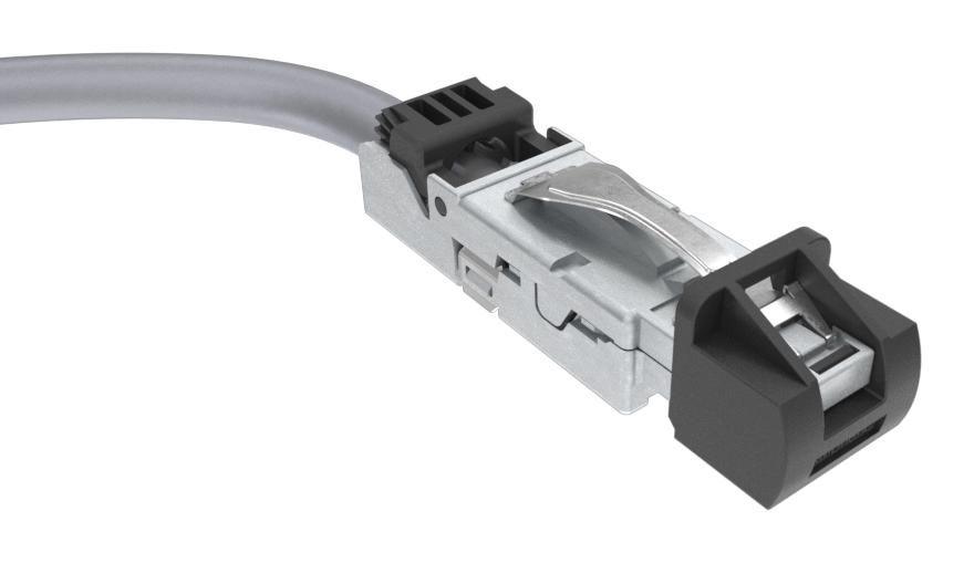 Amphenol Communications Solutions Drpc115009040 Enet Cord, C6A, Rj45 Plug-Free End, 0.5M