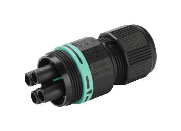 Techno Thb.387.b4A Circular Connector, Rcpt, 4Pos, Screw