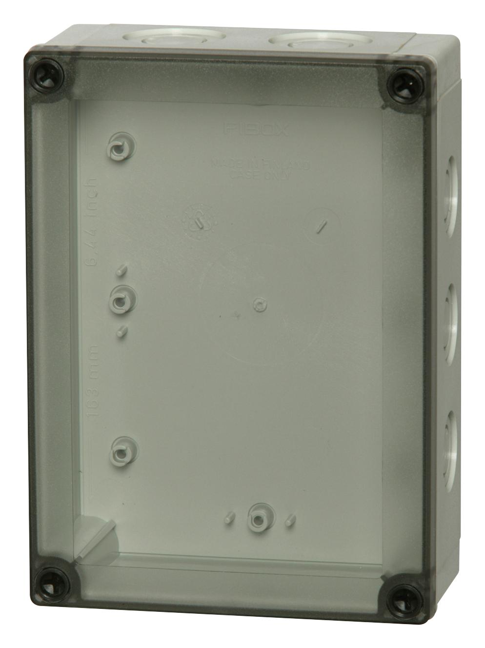 Fibox Pcm 150/100 T Enclosure Enclosure, Multipurpose, Gry/clr, Pc