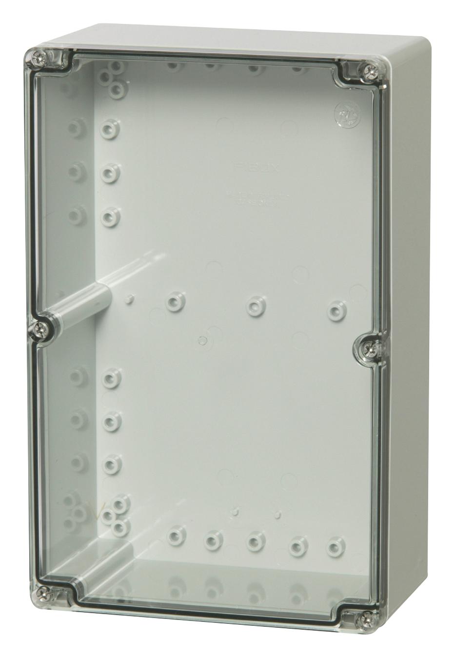 Fibox Pct 162412 Enclosure Enclosure, Multipurpose, Grey/clr, Pc