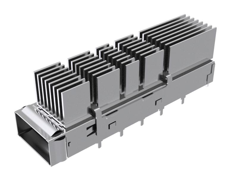 Amphenol Communications Solutions Ue36C1660005A4A Connector Cage, Qsfp-Dd, 1Port, Pressfit