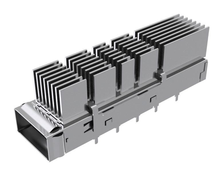 Amphenol Communications Solutions Ue36D1620005A4A Connector Cage, Qsfp-Dd, 1Port, Pressfit