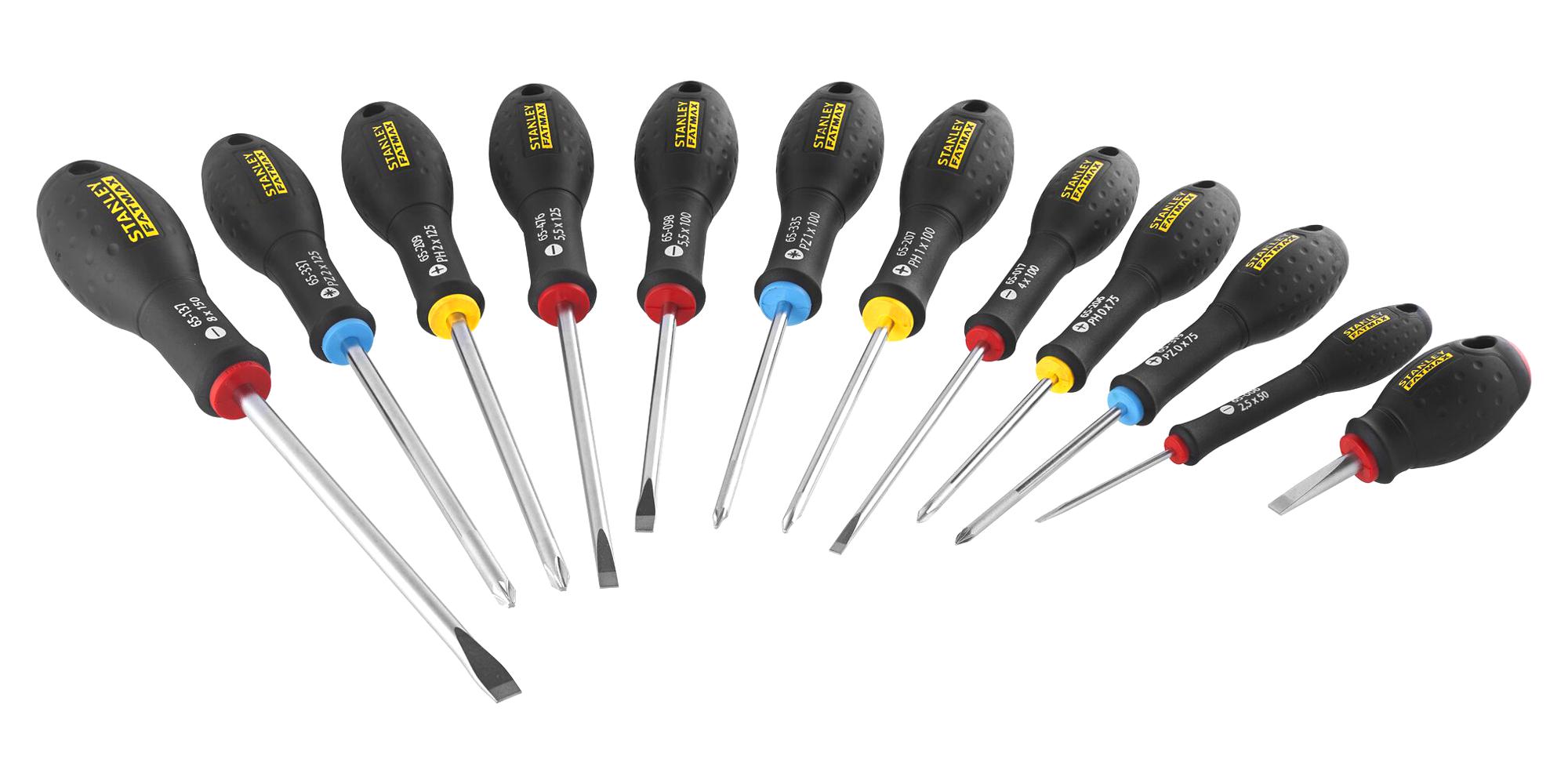 Stanley Fat Max Fmht65426-0 Screwdriver Set, 12 Piece