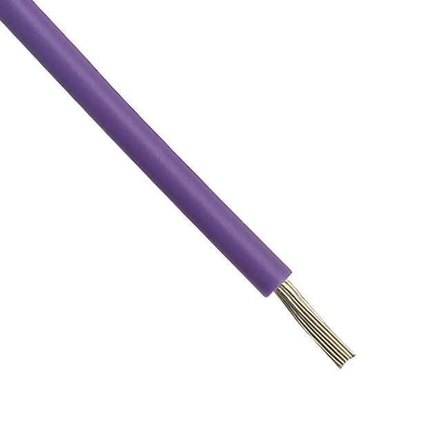 Multicomp Pro Mp011309 Equipment Wire, 0.08mm2, Violet, 100M